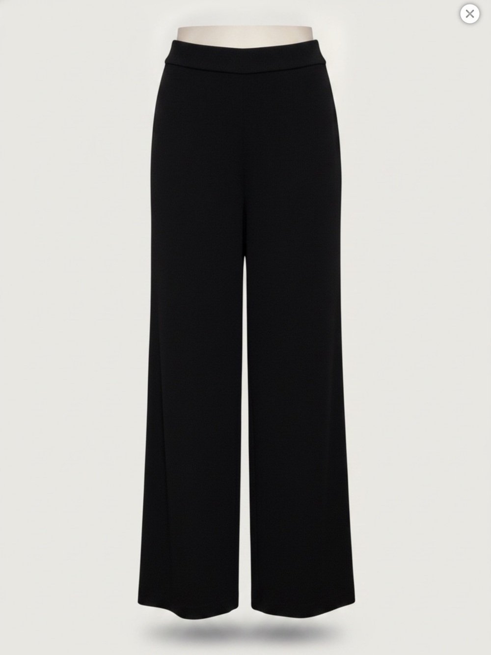 Lida Baday Wide-Leg Black Pants